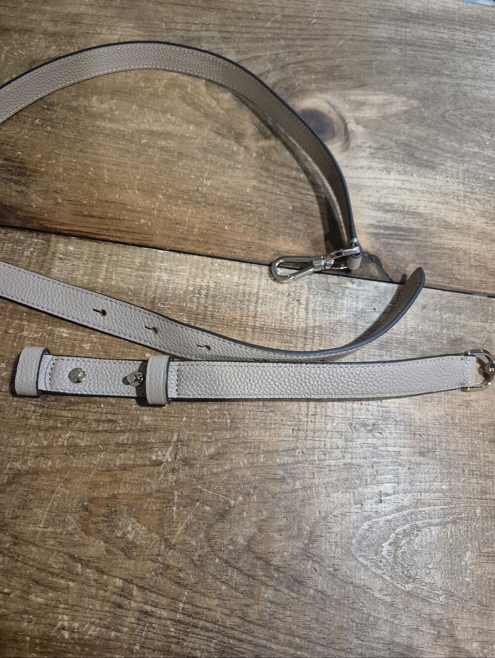 Kate Spade Replacement Adjustable Pebbled Leather Crossbody Bag Strap Taupe